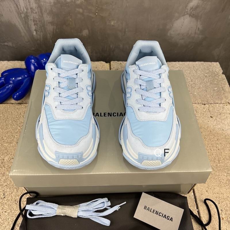 Balenciaga Triple S Sneaker 'Allover Logo - Light Blue'