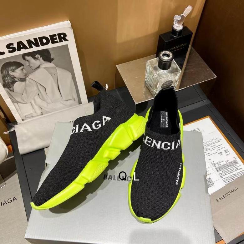 Balenciaga Speed Trainer Black Yellow