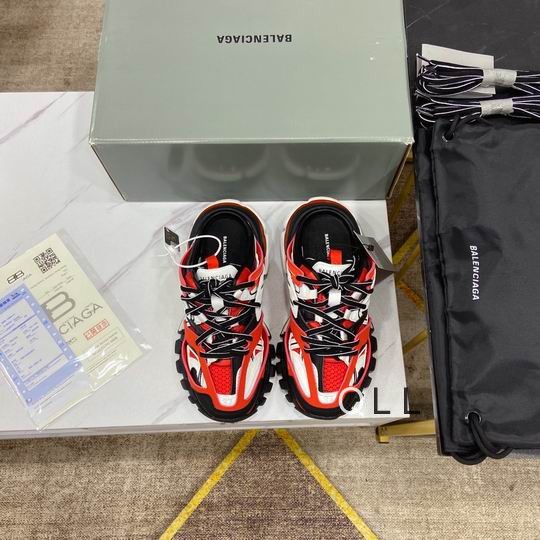 Balenciaga Track Mule Red White