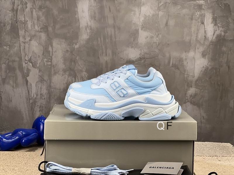 Balenciaga Triple S Sneaker 'Allover Logo - Light Blue'