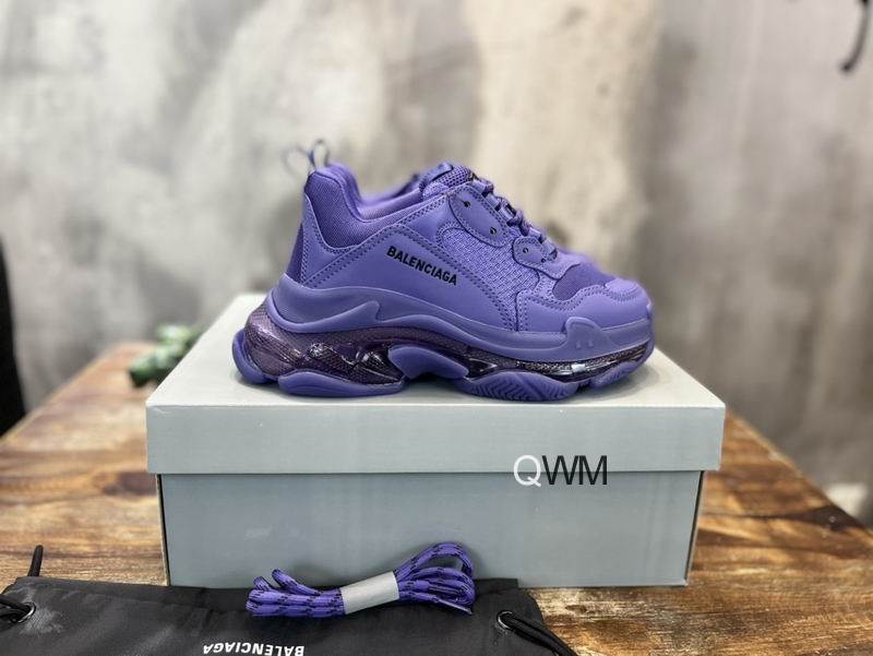 Balenciaga Triple S Clear Sole Deep Purple