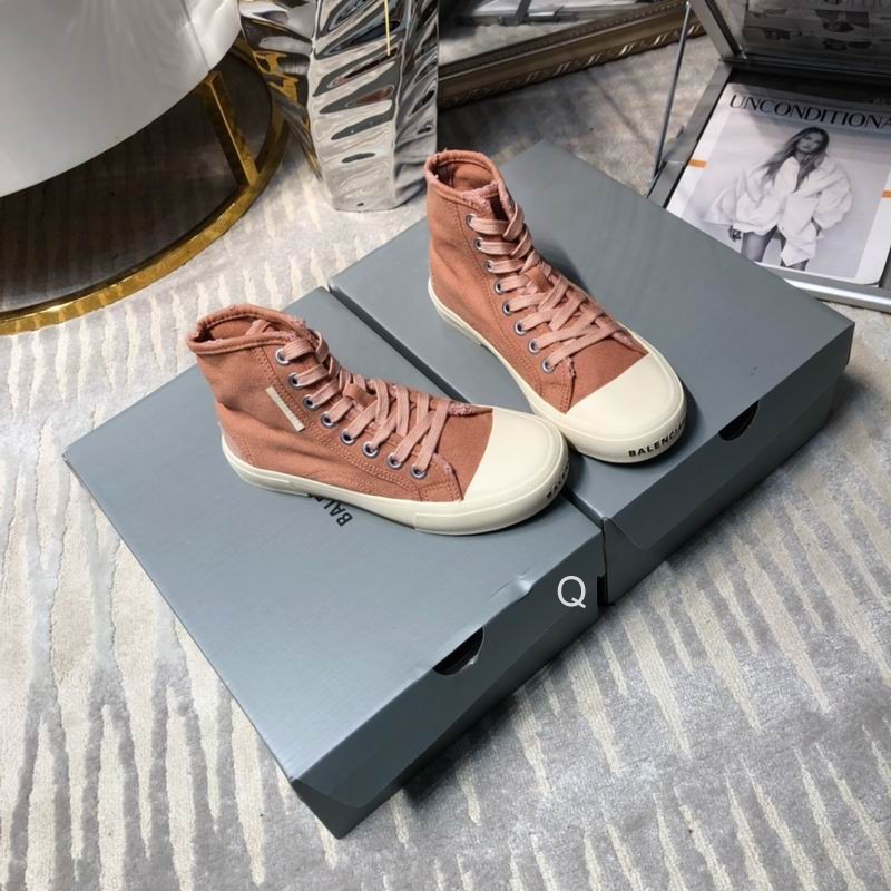 Balenciaga Paris High-Top Sneakers - Pink