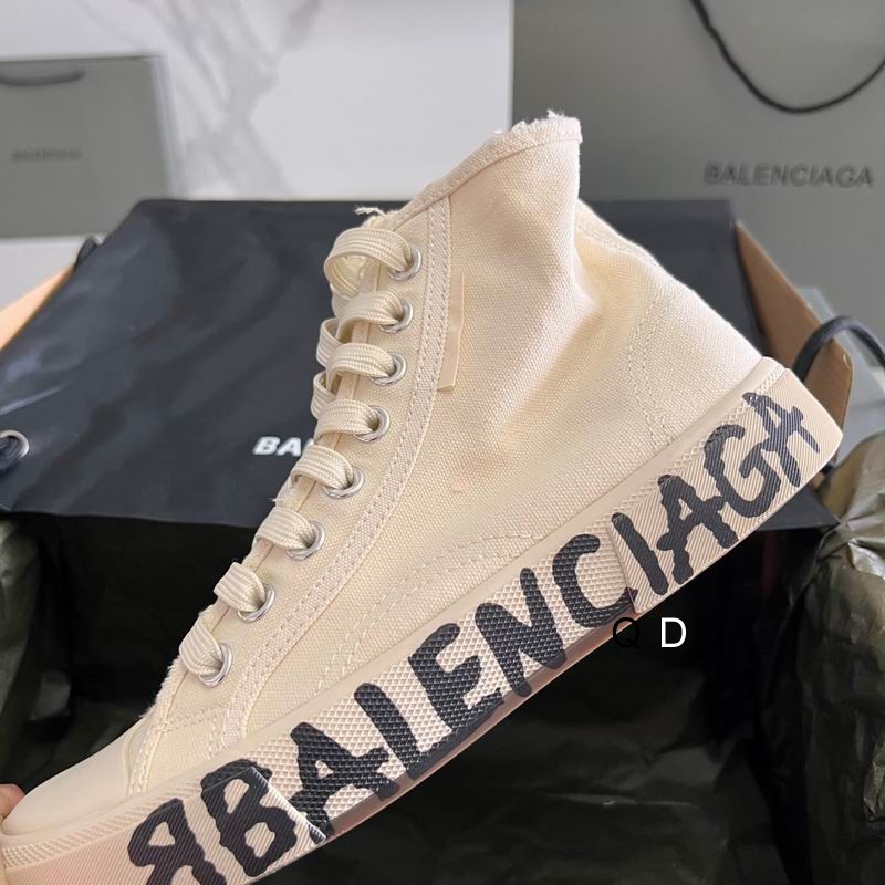 Balenciaga Paris High Top Off White