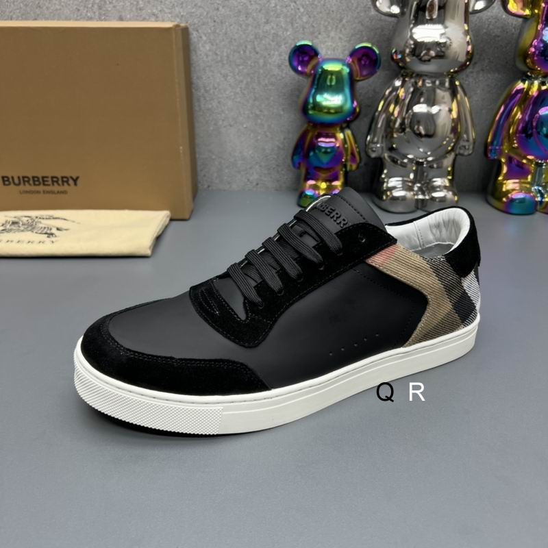 Burberry Leather Suede and House Check Sneakers