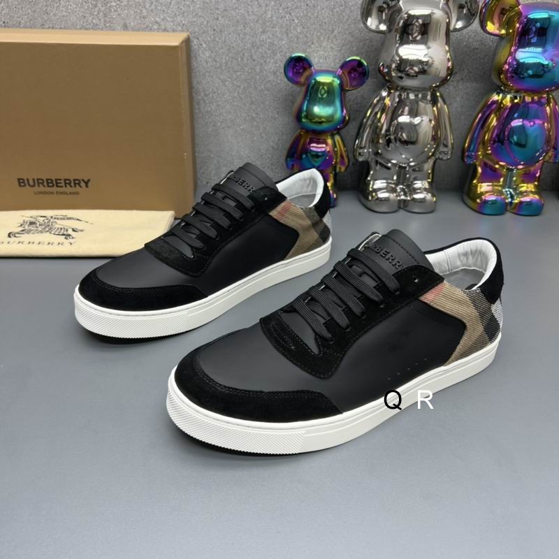 Burberry Leather Suede and House Check Sneakers
