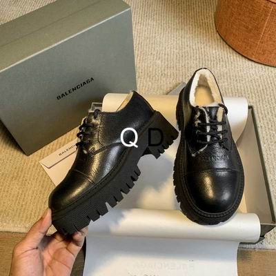 Balenciaga Tractor Black Leather