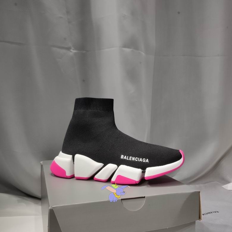 Balenciaga Women's black sneakers with a contrasting sole