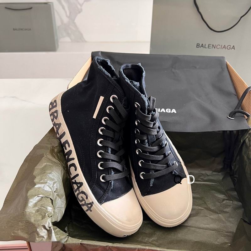 Balenciaga Paris High Top Black