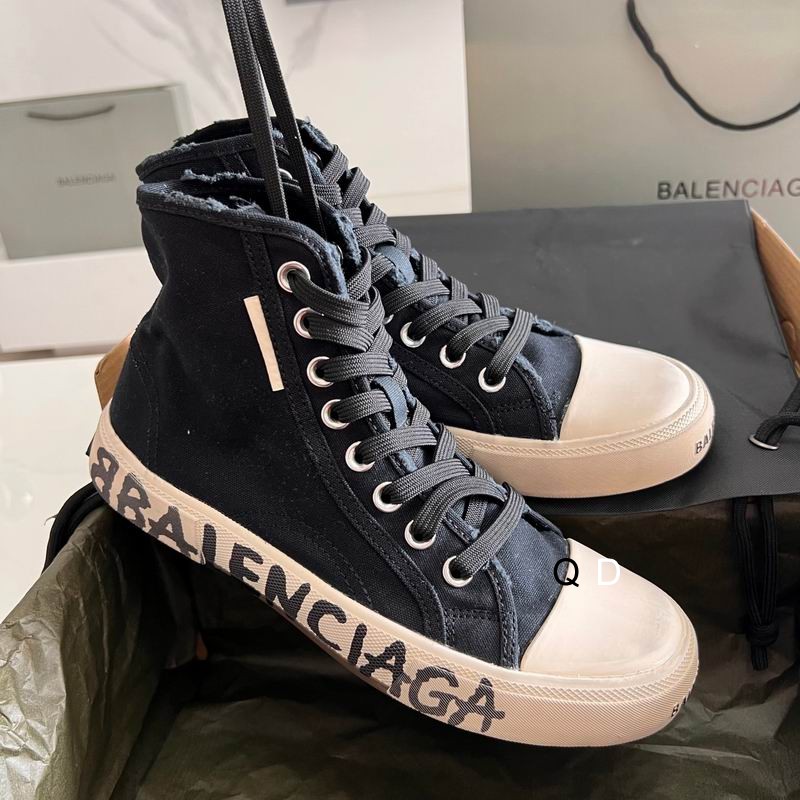 Balenciaga Paris High Top Black