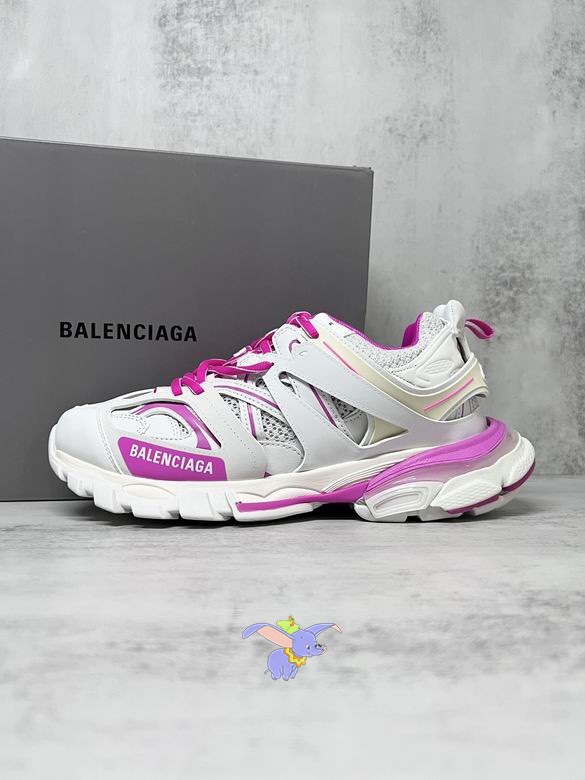 Balenciaga Track Worn Out In Purple White