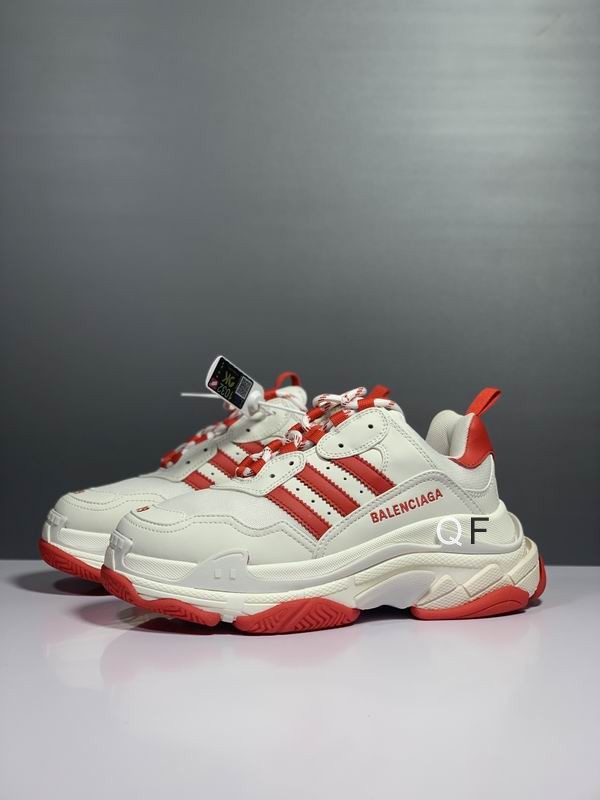 Balenciaga x adidas Triple S White Red