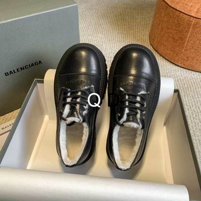Balenciaga Tractor Black Leather