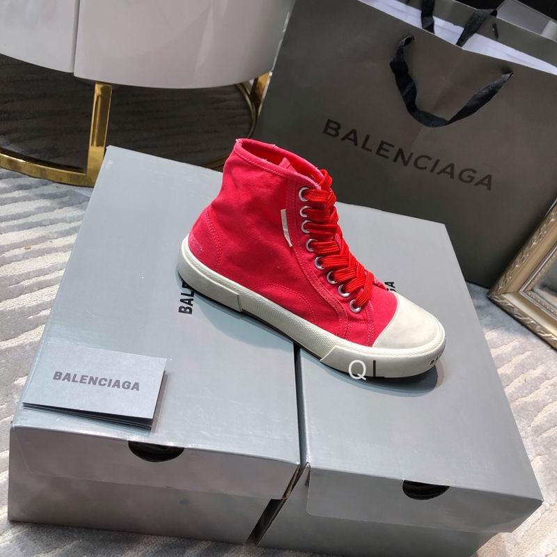 Balenciaga Paris high-top Sneakers Red
