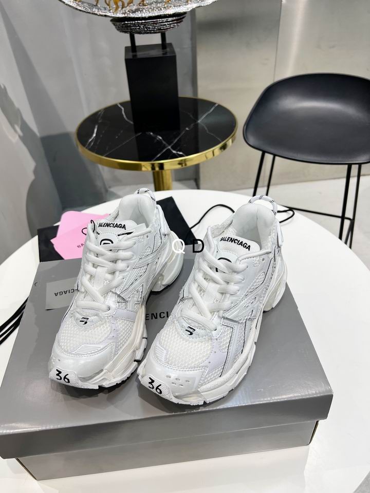 Balenciaga Runner Sneakers in White