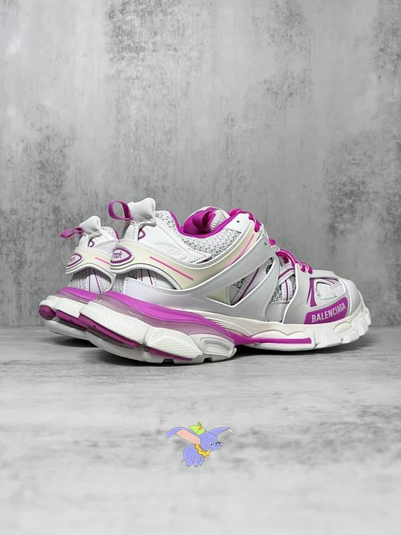 Balenciaga Track Worn Out In Purple White