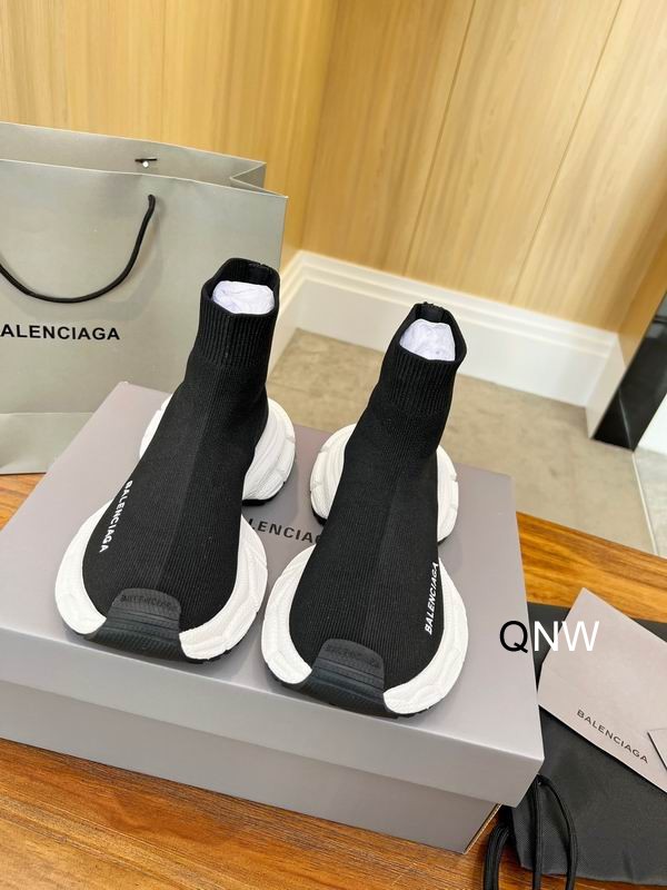Balenciaga Black Knit Fabric 3XL Sock