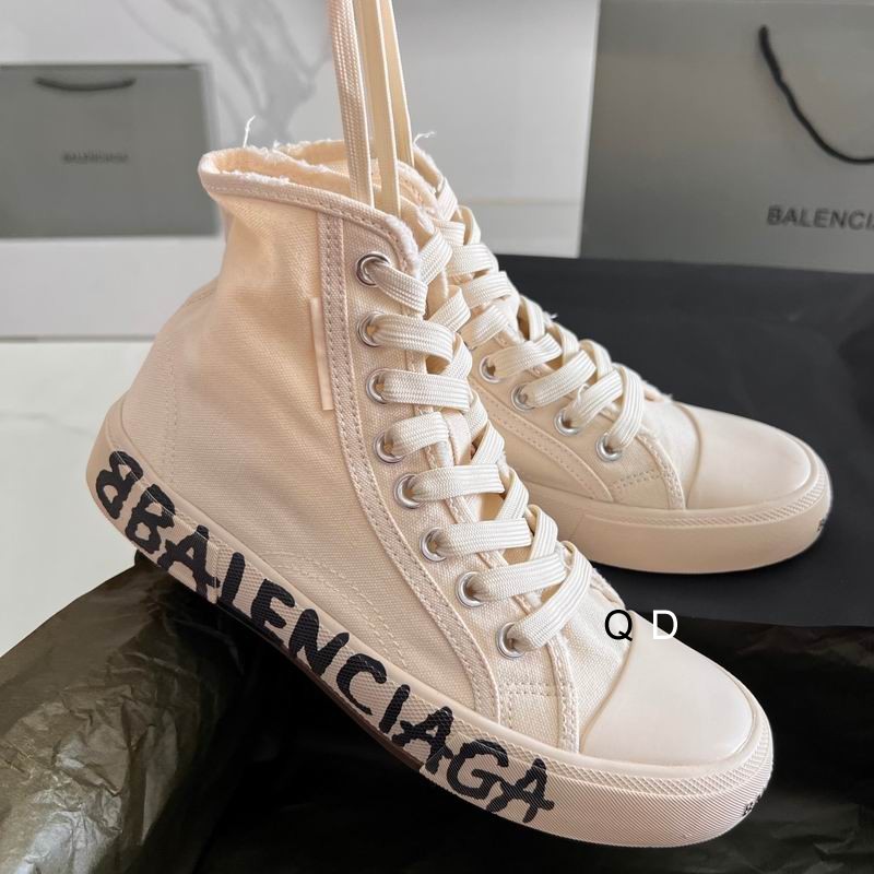 Balenciaga Paris High Top Off White