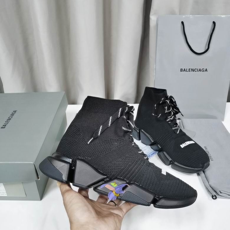 Balenciaga Speed 2.0 Lace Up Black