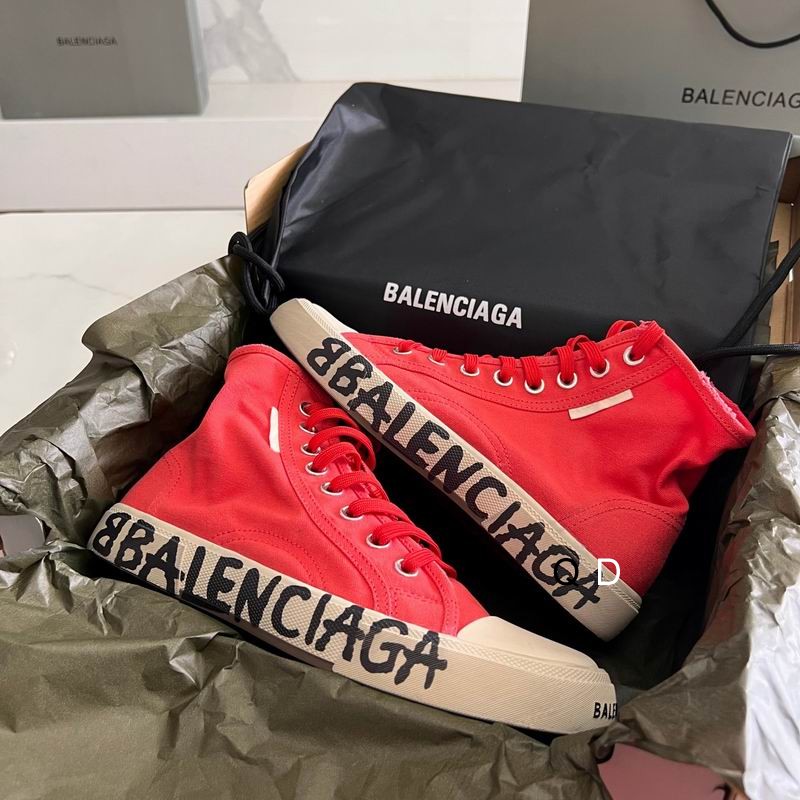 Balenciaga Paris High Top Red
