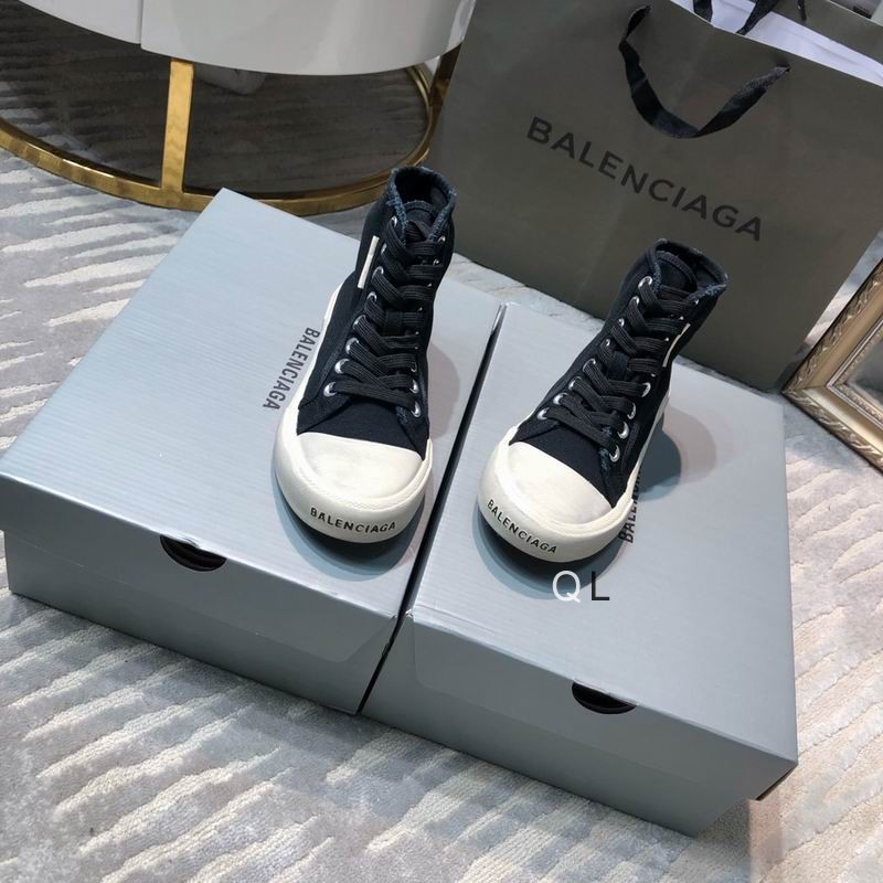 Balenciaga Paris high-top Sneakers Black