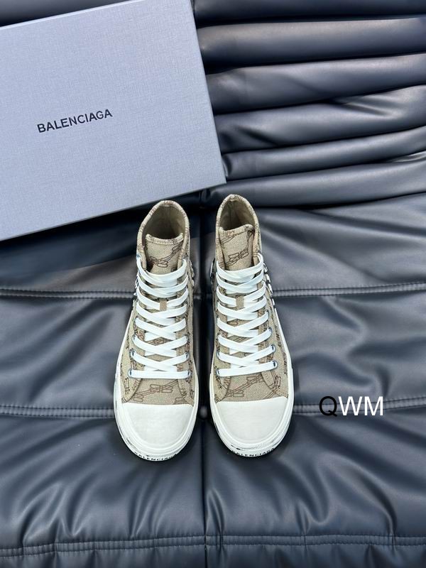 Balenciaga Paris High 'BB Monogram - Dark Mink Grey'