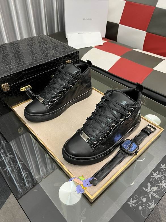 Balenciaga Arena High Black Leather