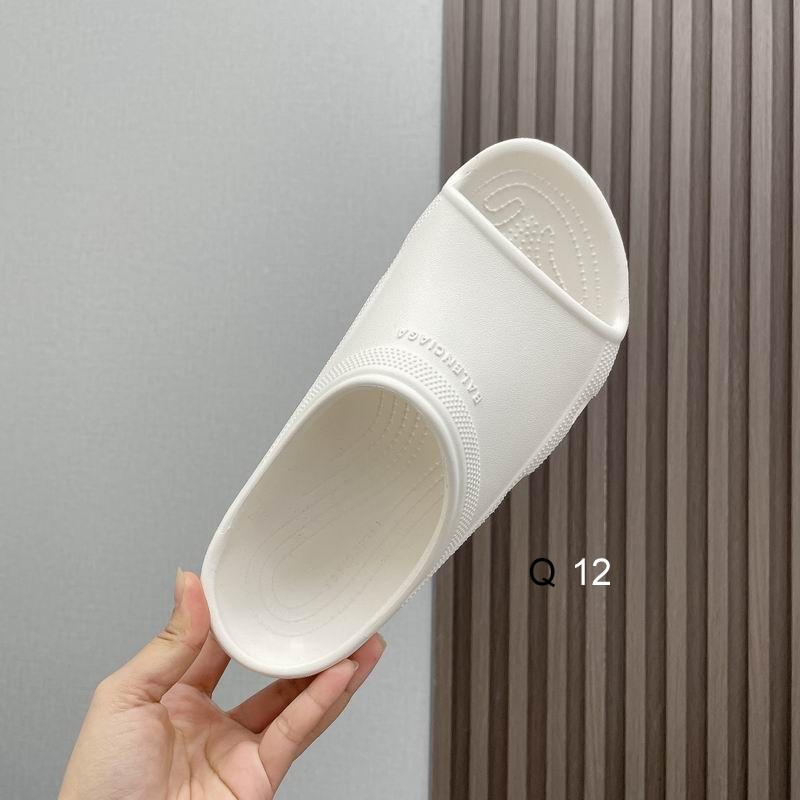 Balenciaga white crocs clearance