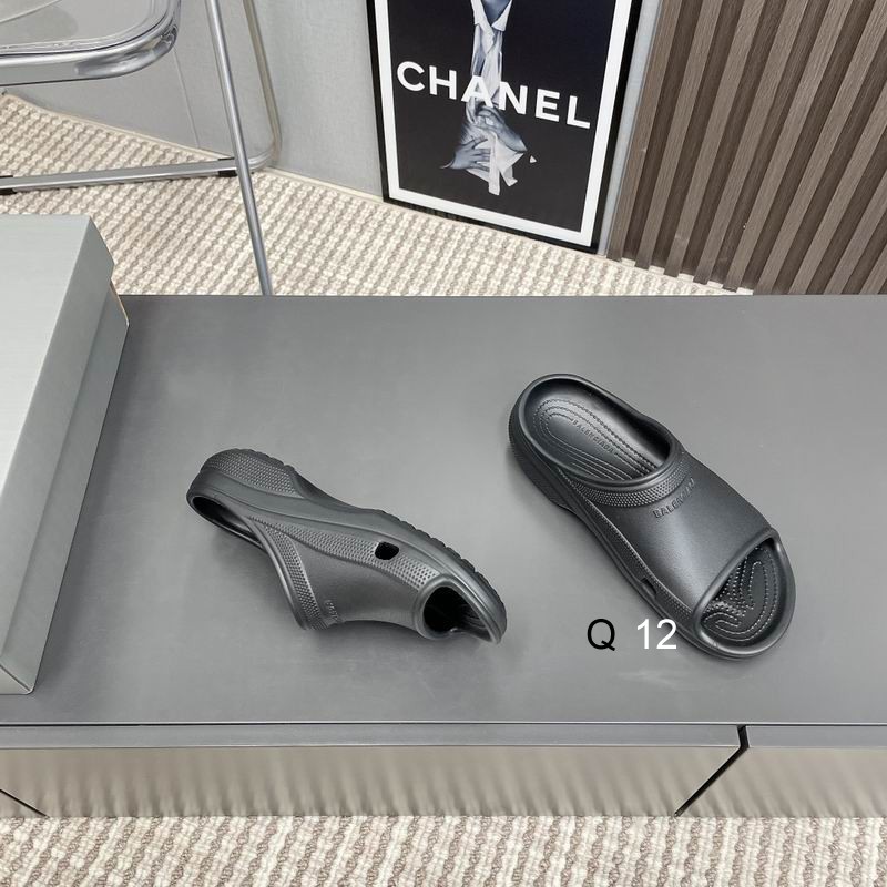 Balenciaga drak gray crocs clearance
