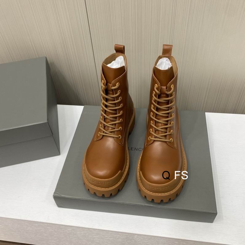 Balenciaga Master Lug Sole Boot Brown