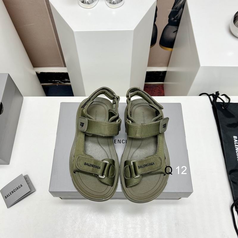 Balenciaga Tourist Sandal olive drab