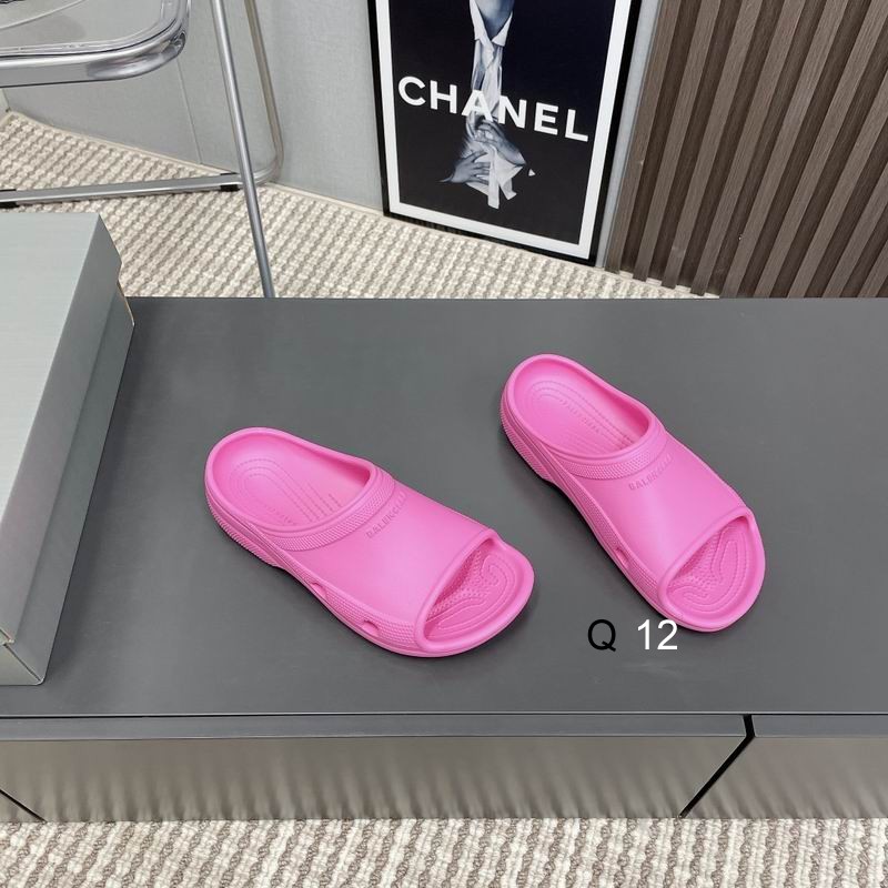 Balenciaga pink crocs clearance