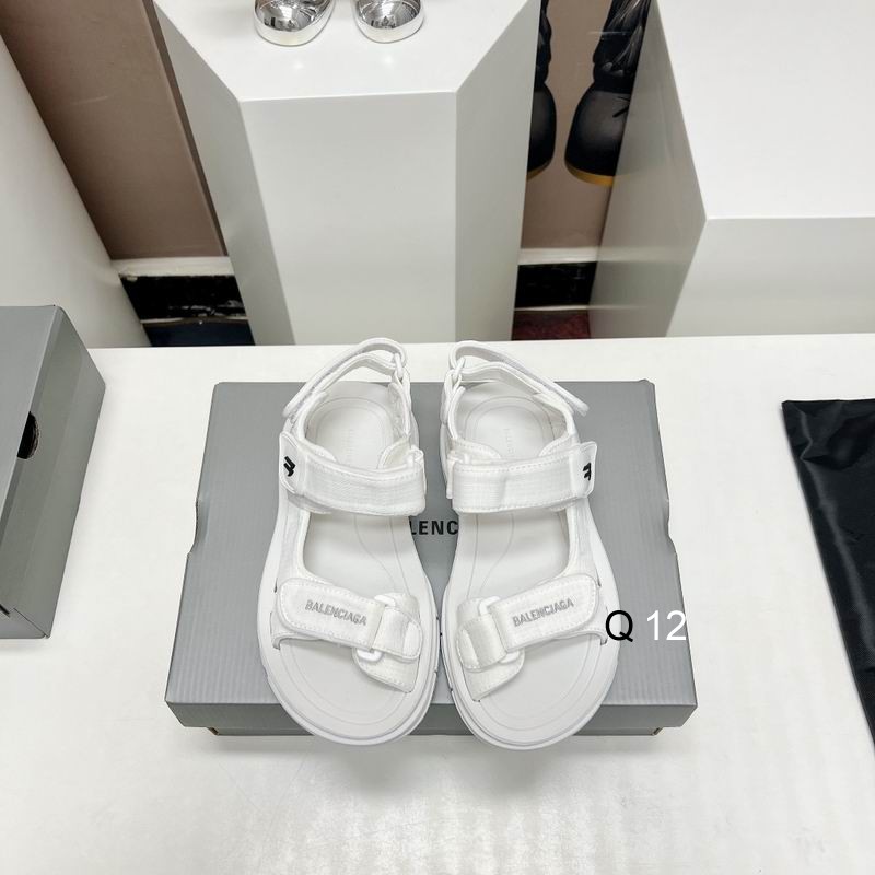 Balenciaga Tourist Sandal White