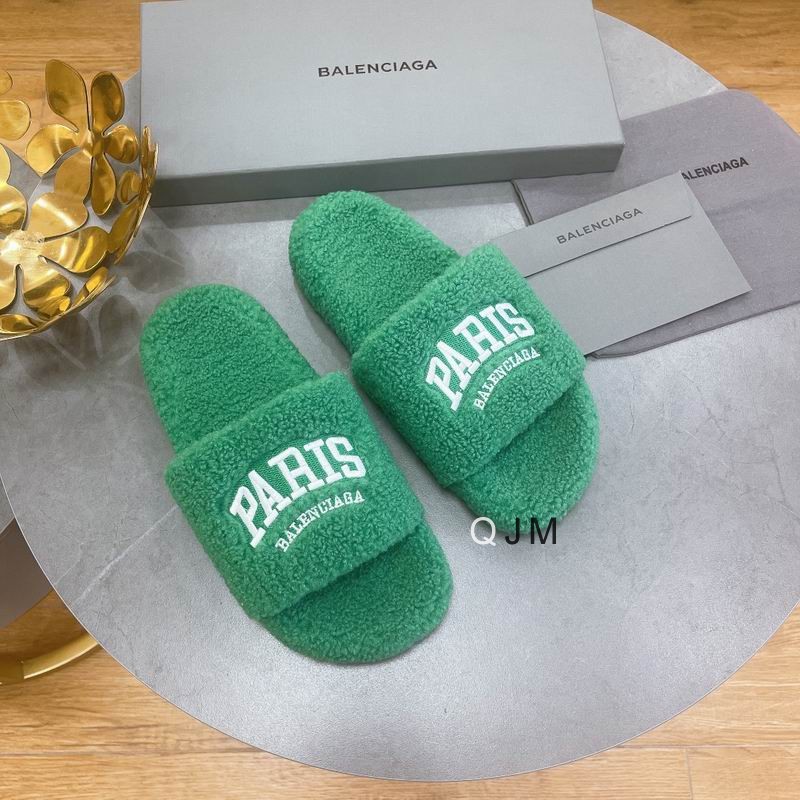 Balenciaga 2025 bedroom slippers Green