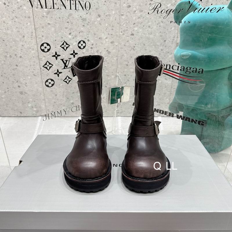 Balenciaga Venom Boot in Brown calfskin