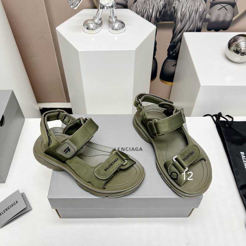 Balenciaga Tourist Sandal olive drab