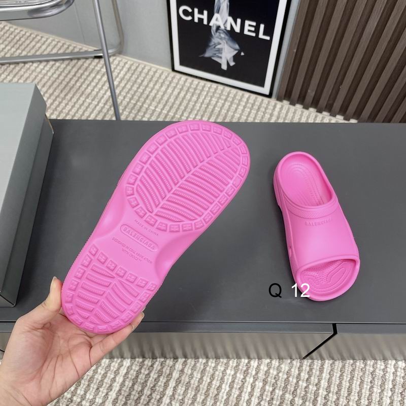 Balenciaga pink crocs clearance