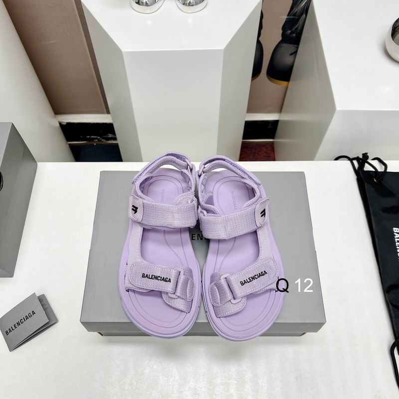 Balenciaga Tourist Sandal Purple