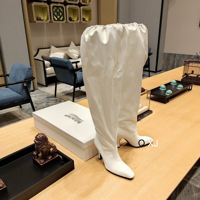 Balenciaga Givenchy Leather Boots - White