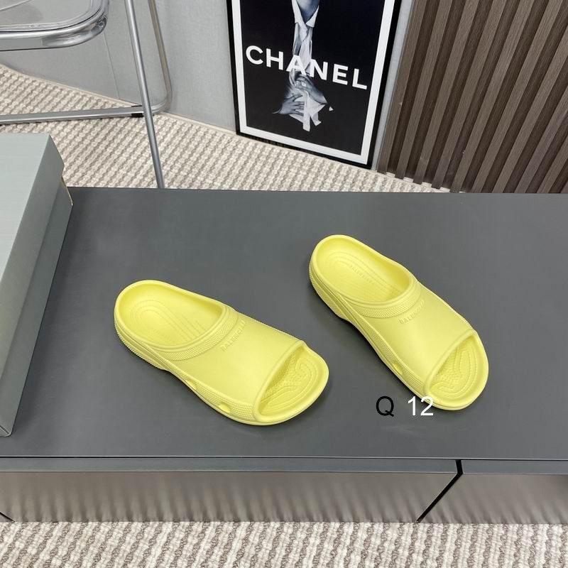 Balenciaga yellow crocs clearance