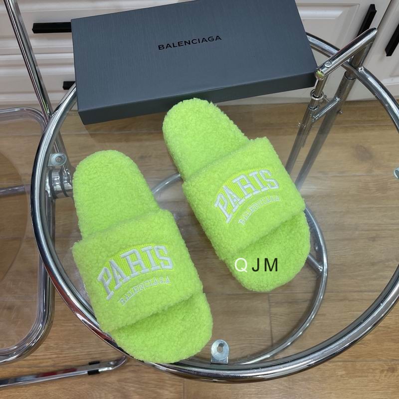 Balenciaga 2025 bedroom slippers Yellow