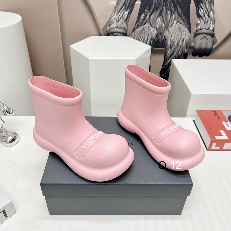 Balenciaga ankle boots replica pink