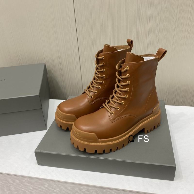 Balenciaga Master Lug Sole Boot Brown