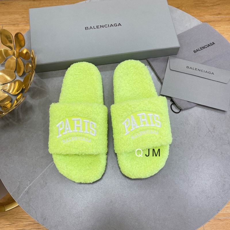 Balenciaga 2025 bedroom slippers Yellow