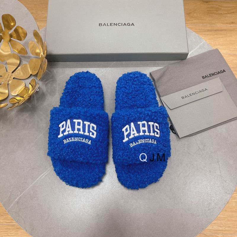 Balenciaga 2025 bedroom slippers Navy