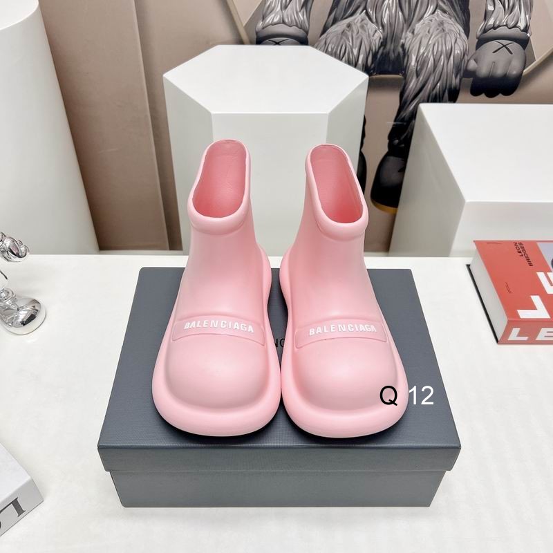 Balenciaga ankle boots replica pink