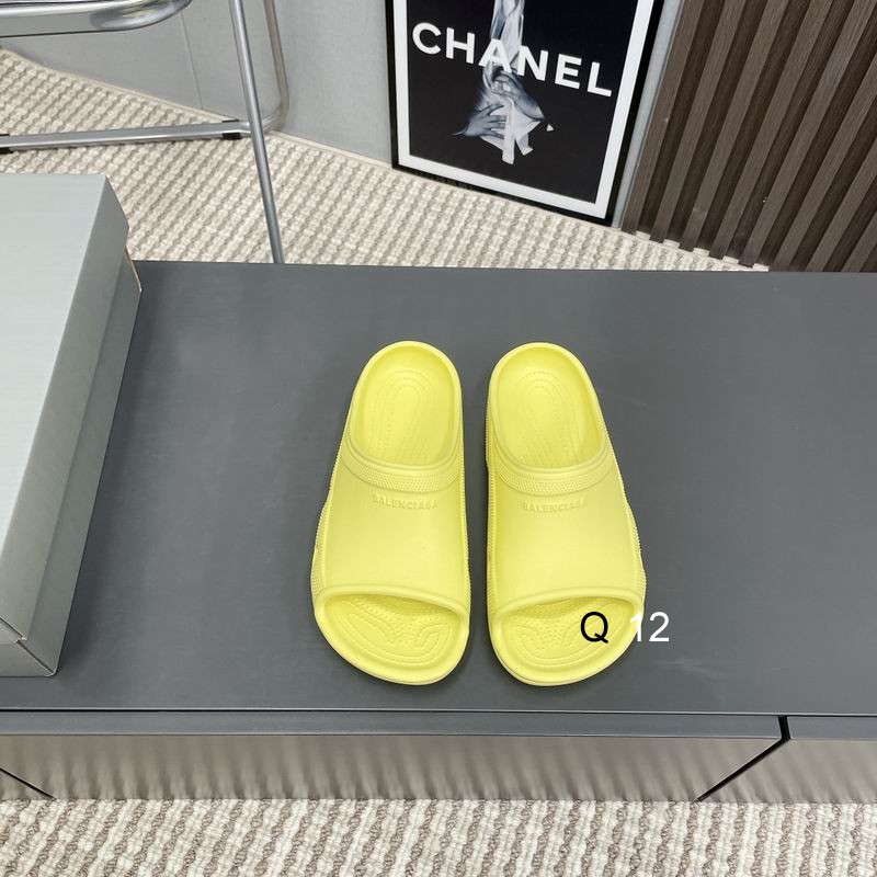 Balenciaga yellow crocs clearance