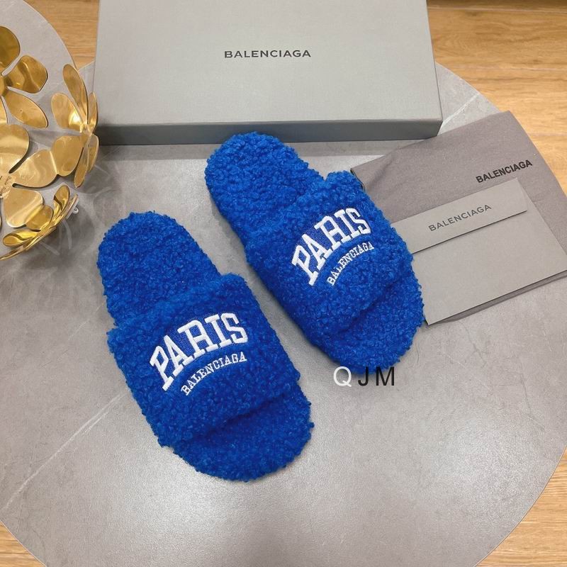 Balenciaga 2025 bedroom slippers Navy