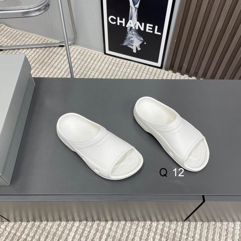 Balenciaga white crocs clearance