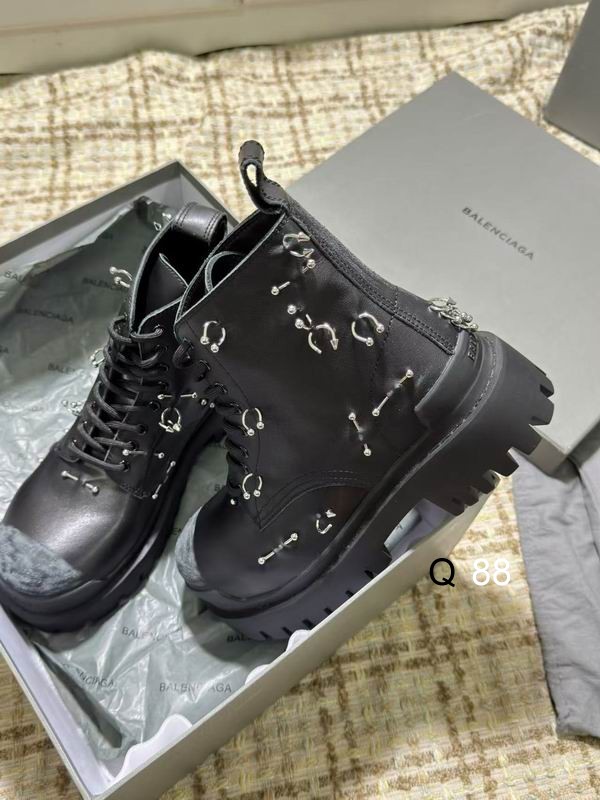 Balenciaga Strike 20mm Boots With Piercings