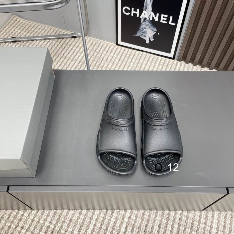 Balenciaga drak gray crocs clearance